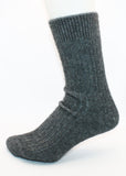 Ribbed Possum Merino Socks