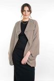 Moss Stitch Possum Merino Shrug