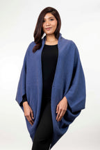 Moss Stitch Possum Merino Shrug