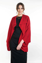 Moss Stitch Possum Merino Shrug