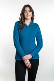 Possum Merino Textured Zip Jacket - Koru Knitwear