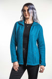 Possum Merino Textured Zip Jacket - Koru Knitwear