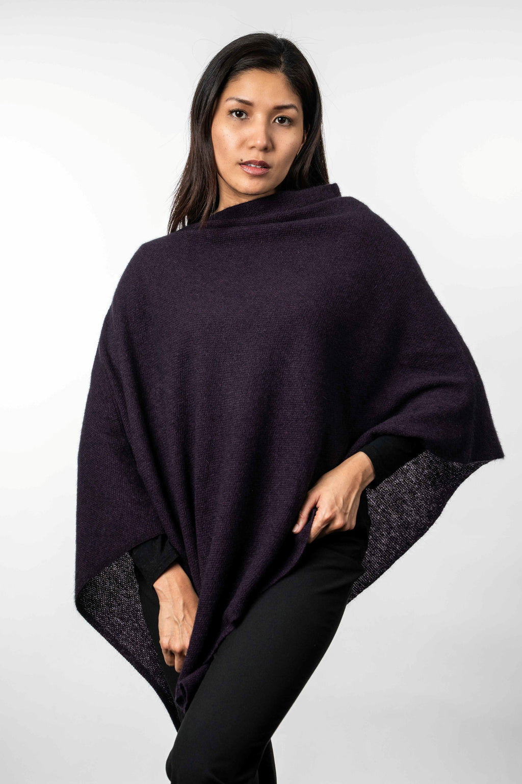 Two Way Possum Merino Poncho