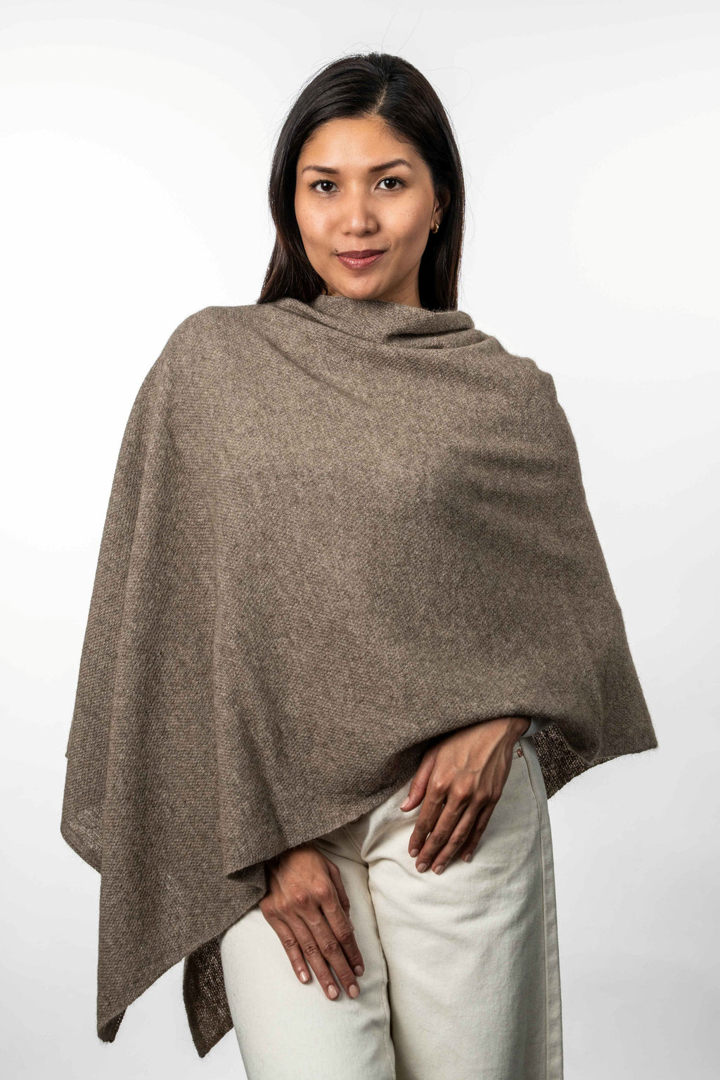 Two Way Possum Merino Poncho