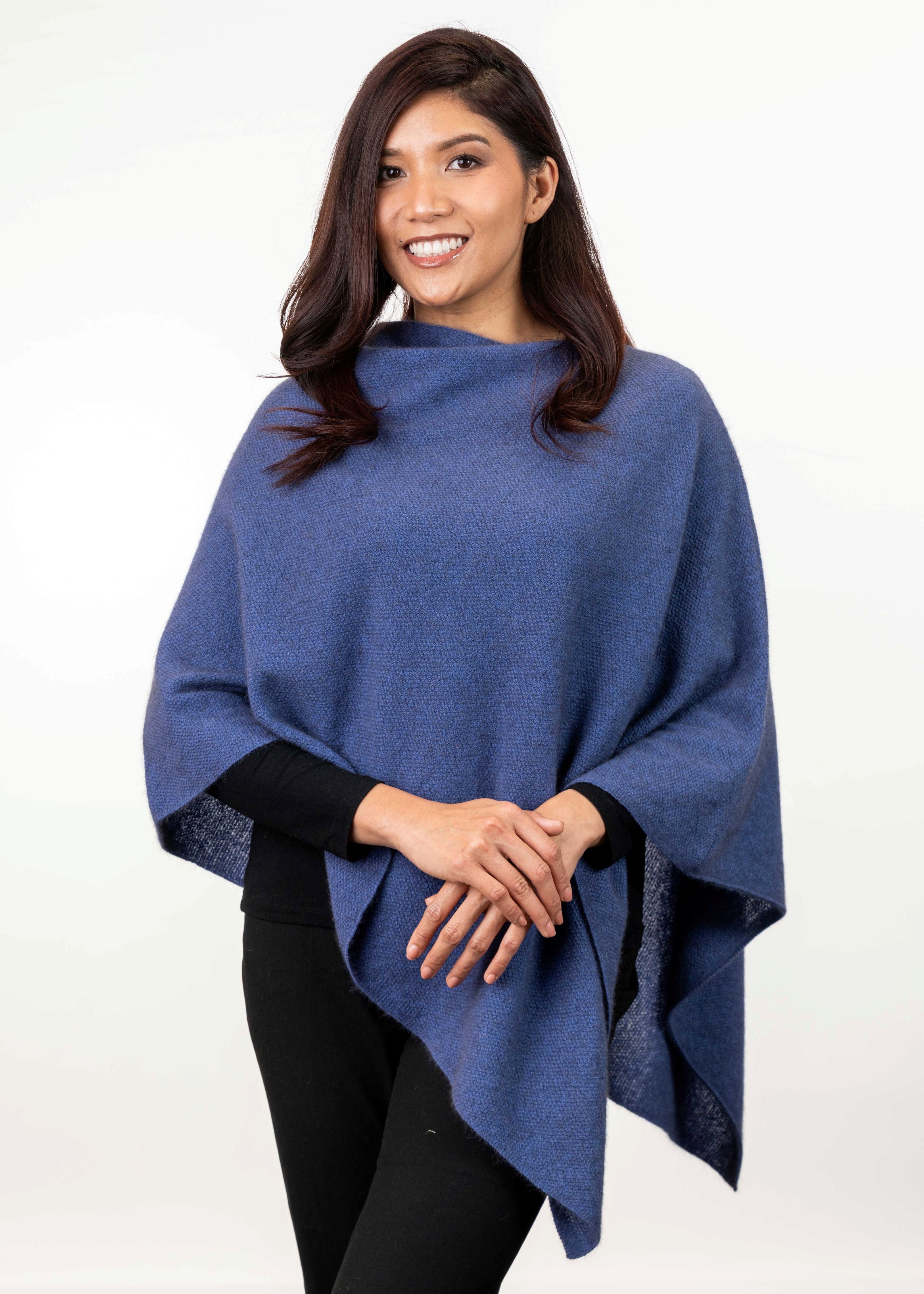 Two Way Possum Merino Poncho