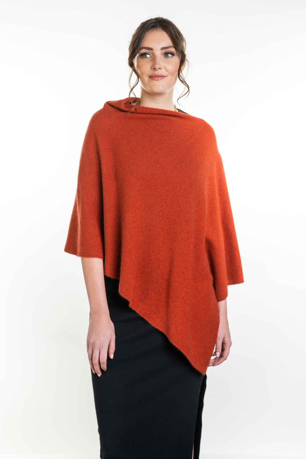 Two Way Possum Merino Poncho