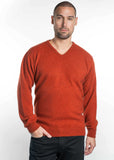 Possum Merino V Neck Jumper - Koru Knitwear