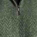 Possum Merino Chevron Zip Jumper - Koru Knitwear