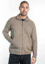 Chevron Pattern Possum Merino Zip Jacket - Koru