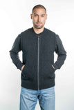 Possum Merino Crew Neck Zip Vest - Koru Knitwear