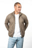 Rib Detail Possum Merino Men's Jacket