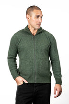 Rib Detail Possum Merino Men's Jacket