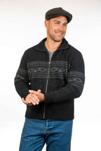 Fairisle Possum Merino Zip Jacket