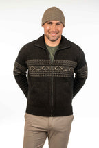 Fairisle Possum Merino Zip Jacket