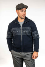 Fairisle Possum Merino Zip Jacket