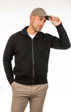 Men's Possum Merino Ribbed Zip Jacket