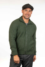 Men's Possum Merino Ribbed Zip Jacket