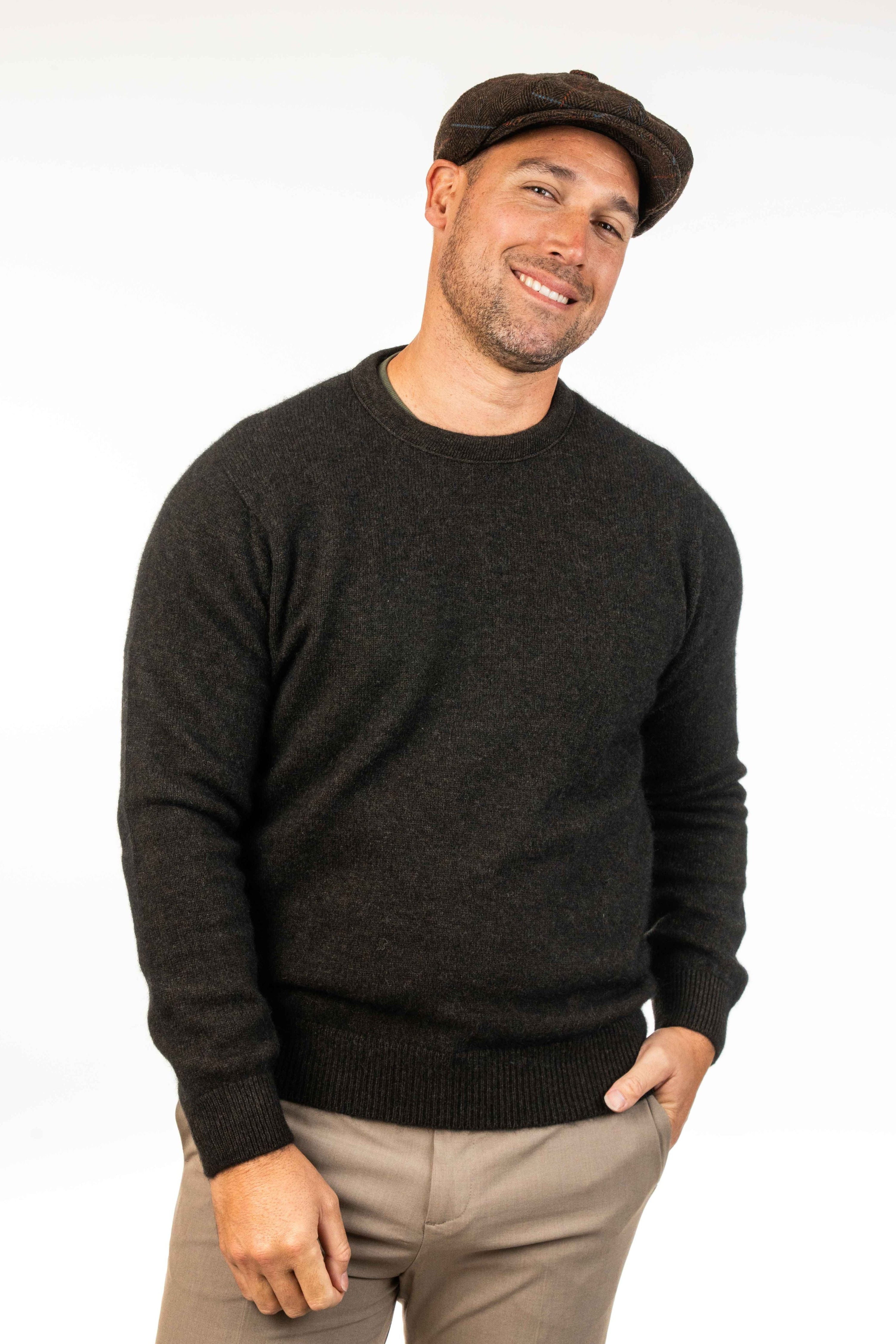 Crew Neck Possum Merino Jumper