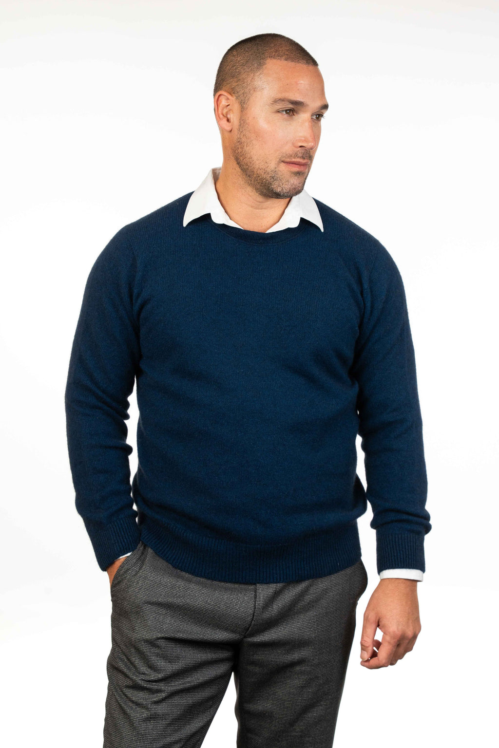 Crew Neck Possum Merino Jumper