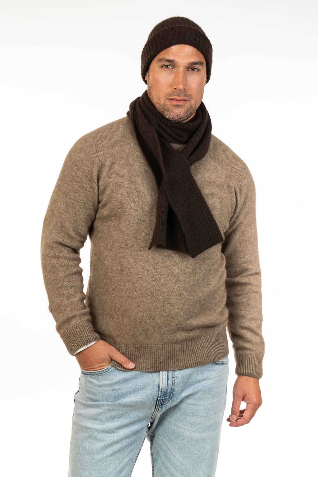 Crew Neck Possum Merino Jumper
