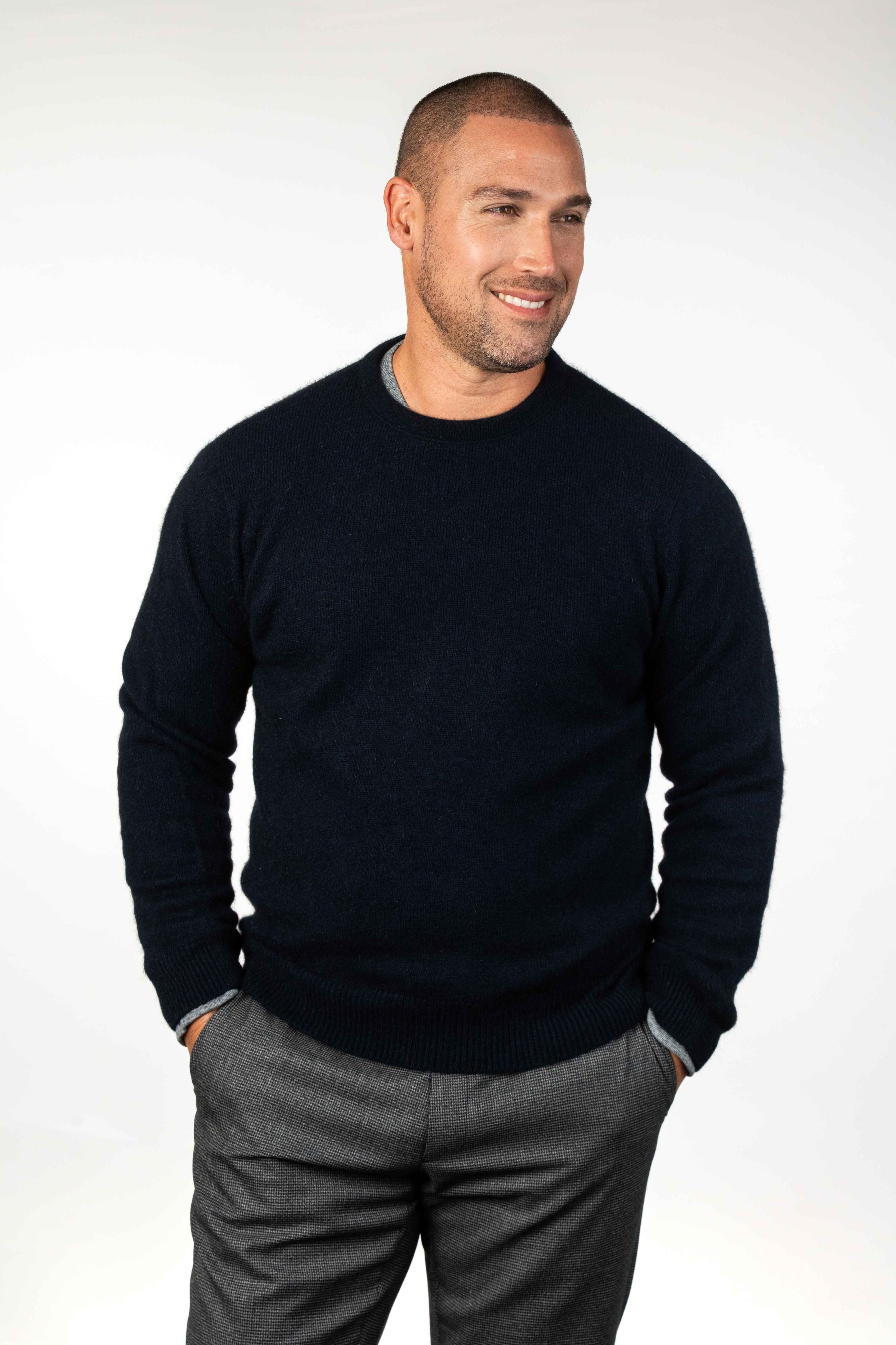 Crew Neck Possum Merino Jumper