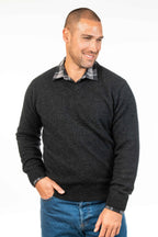 V Neck Possum Merino Jumper