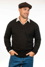 V Neck Possum Merino Jumper