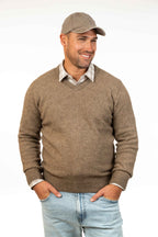 V Neck Possum Merino Jumper