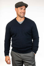 V Neck Possum Merino Jumper