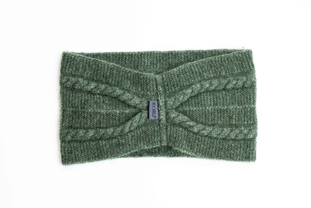 Cable Knit Possum Merino Headband