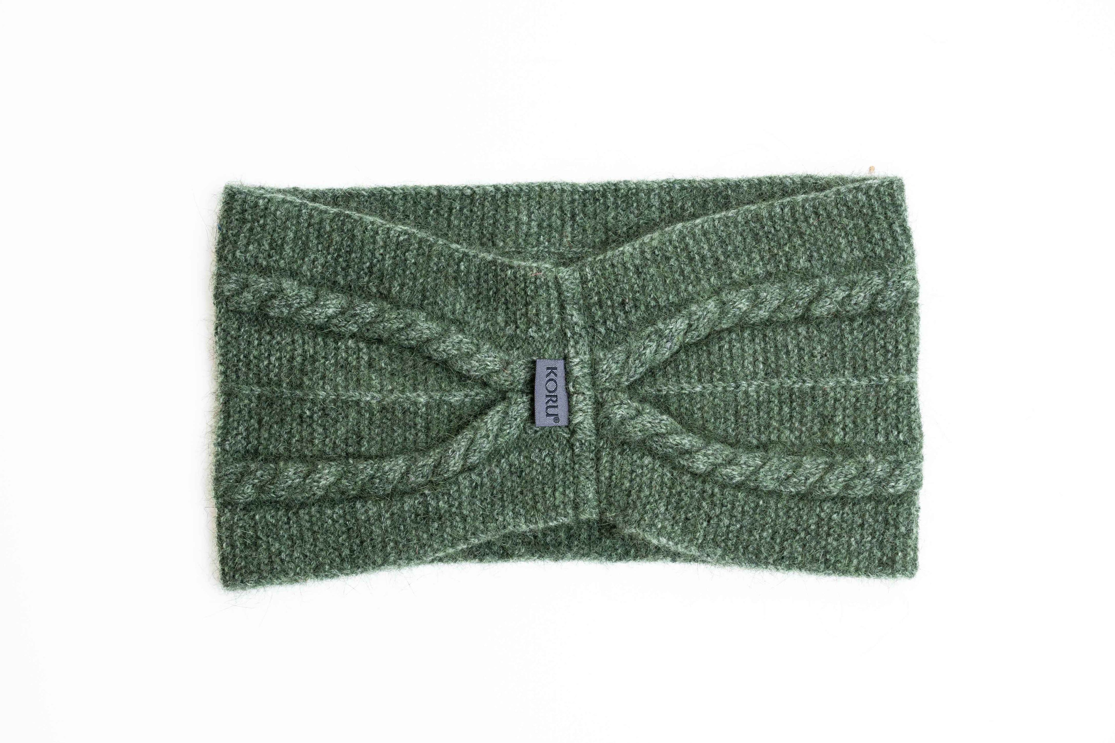 Cable Knit Possum Merino Headband