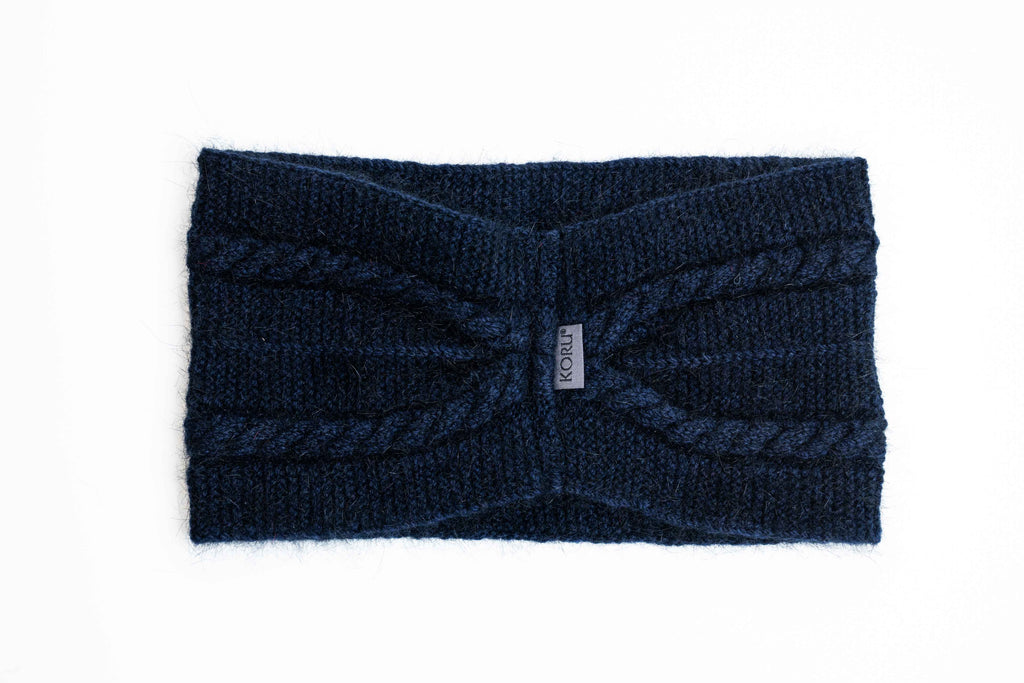 Cable Knit Possum Merino Headband