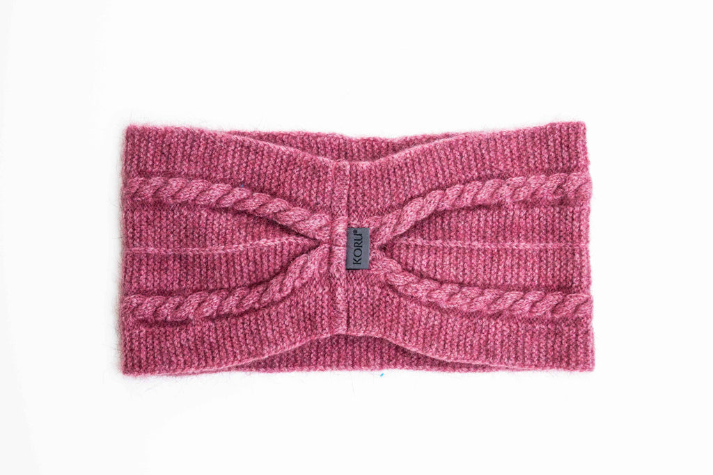 Cable Knit Possum Merino Headband