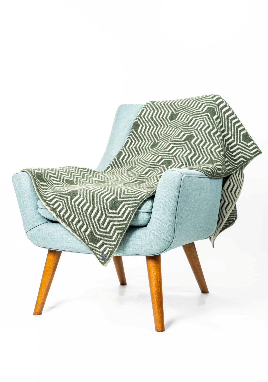 Patterned Possum Merino Throw