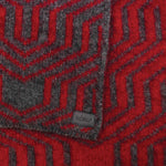 Possum Merino Patterned Throw - Koru Knitwear
