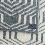 Geometric Patterned Possum Merino Throw