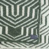 Possum Merino Patterned Throw - Koru Knitwear