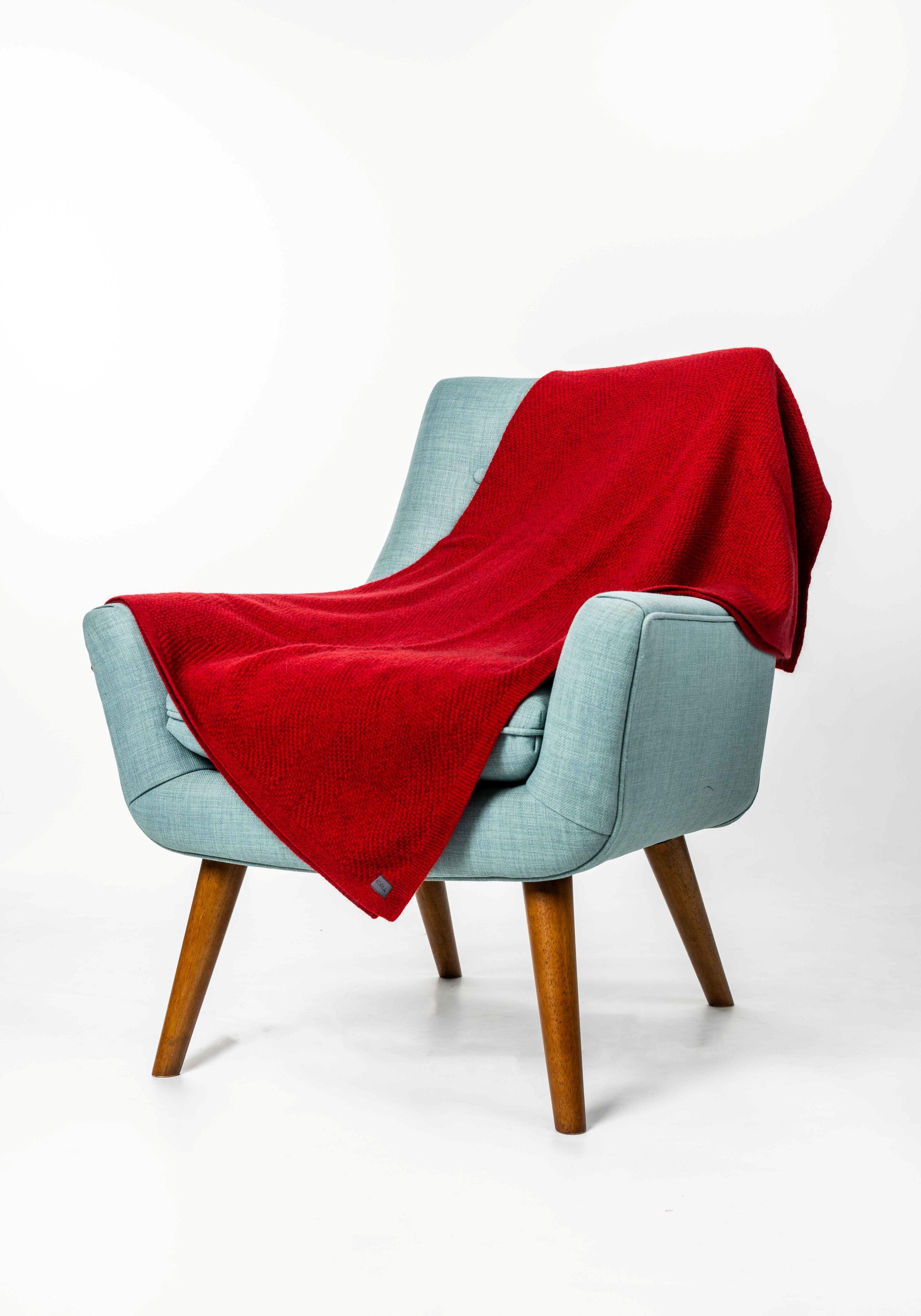 Plated Herringbone Possum Merino Throw