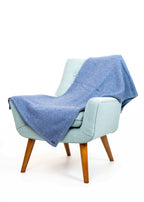 Plated Herringbone Possum Merino Throw
