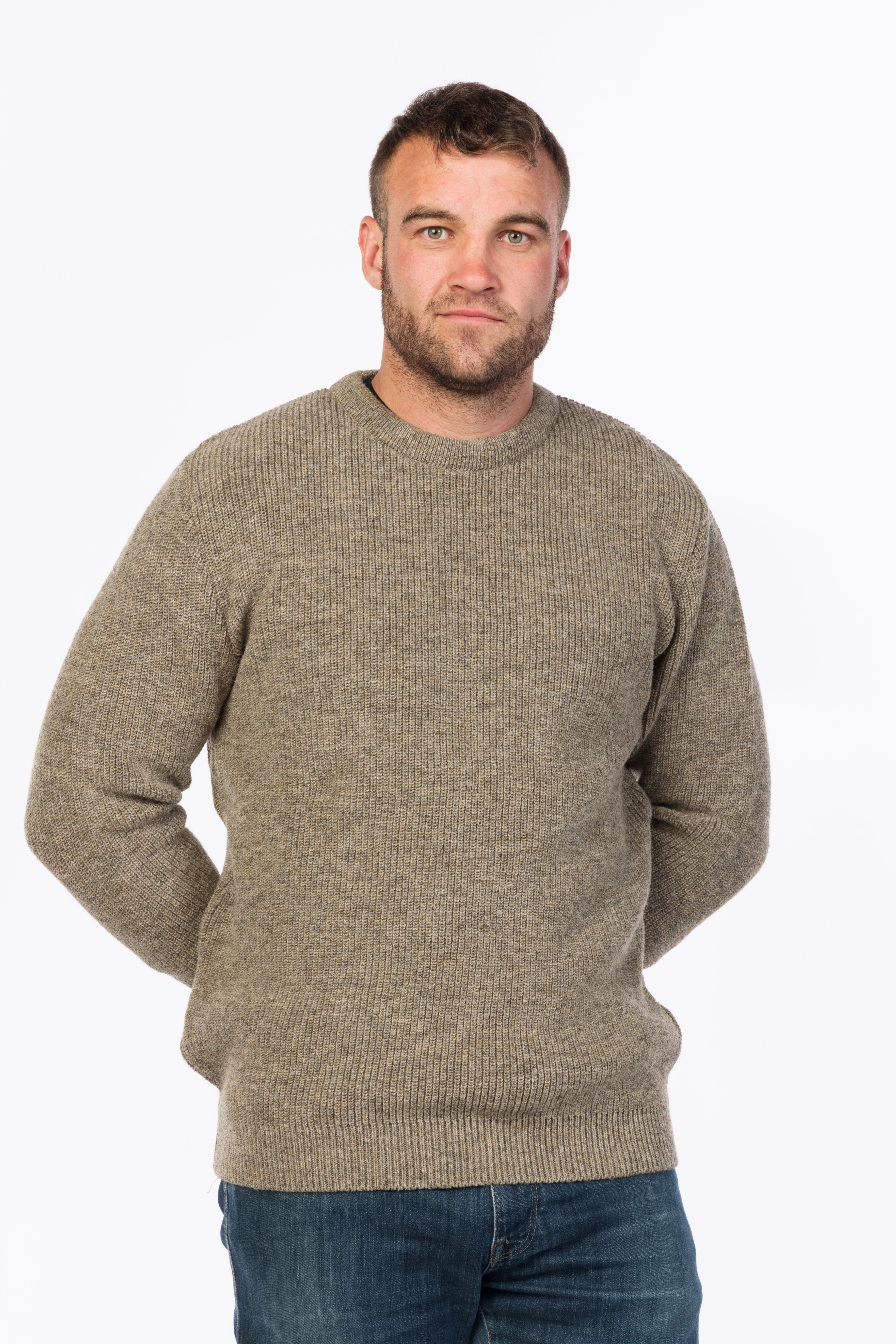 Pure NZ Wool Backyard Crew Sweater Secondary image