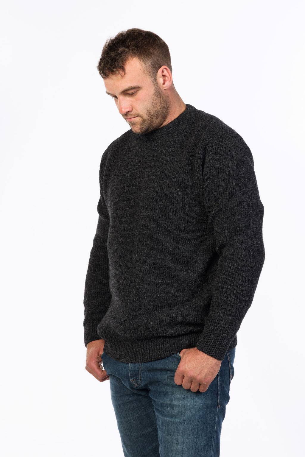 Pure NZ Wool Backyard Crew Sweater