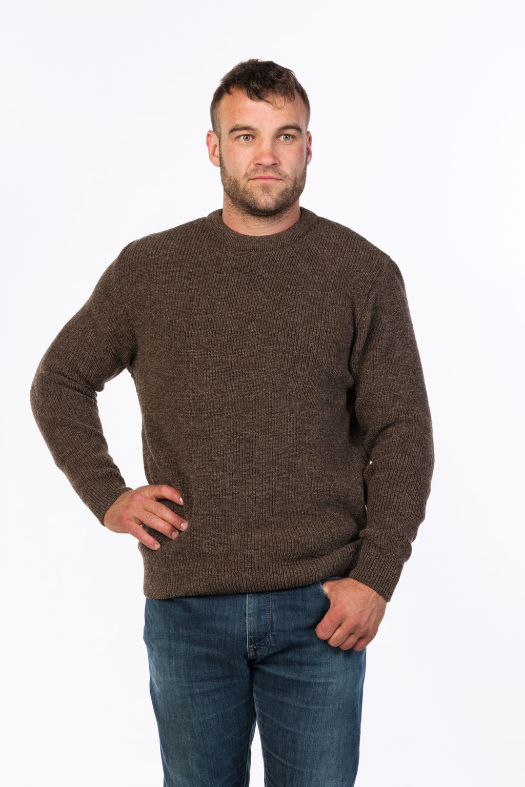 Pure NZ Wool Backyard Crew Sweater