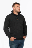 Pure NZ Wool North Wester 1/4 Zip Jumper - MKM Knitwear