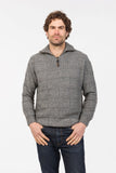 Possum Merino Marlborough Zip Sweater - MKM Knitwear