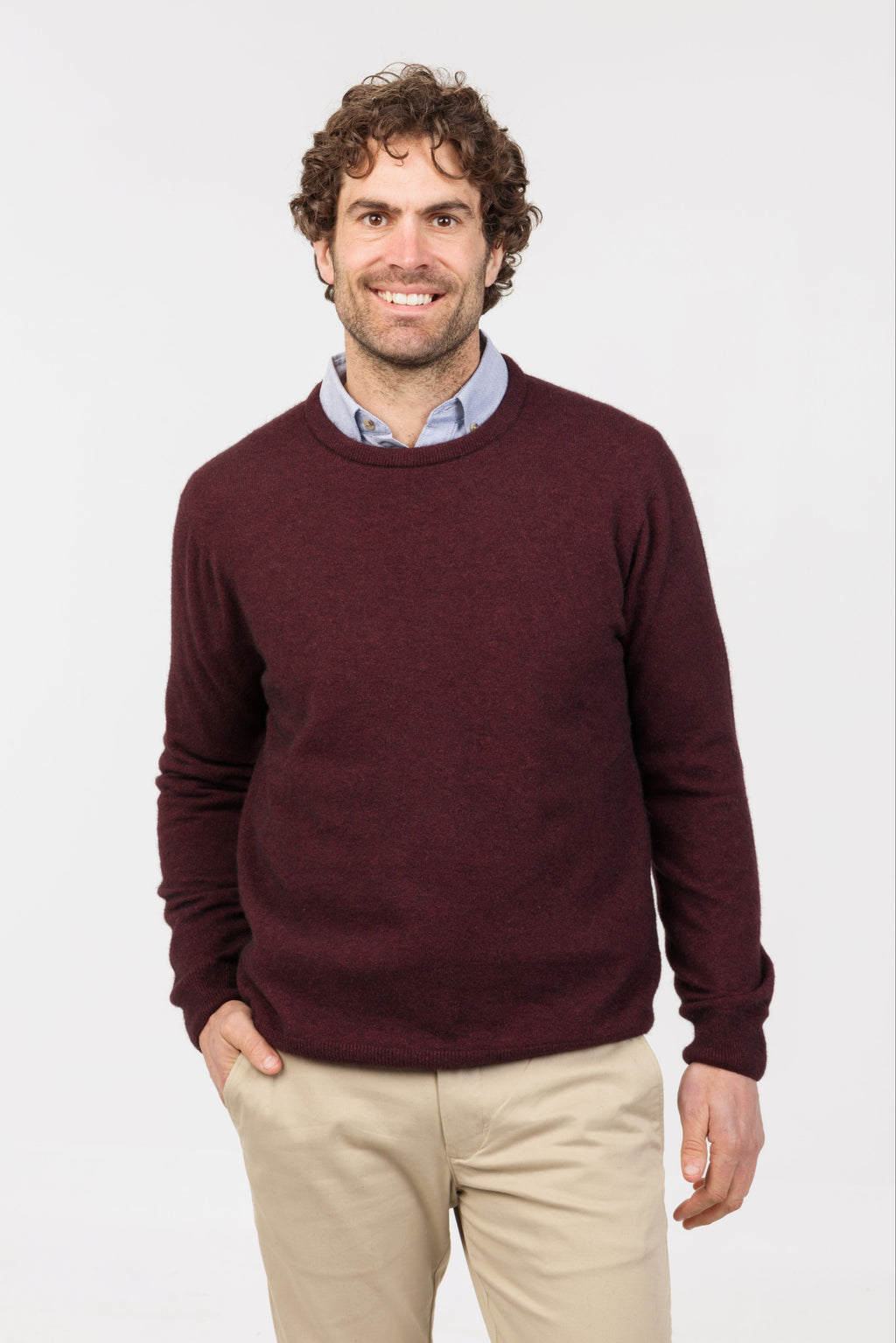 Crew Neck Possum Merino Sweater