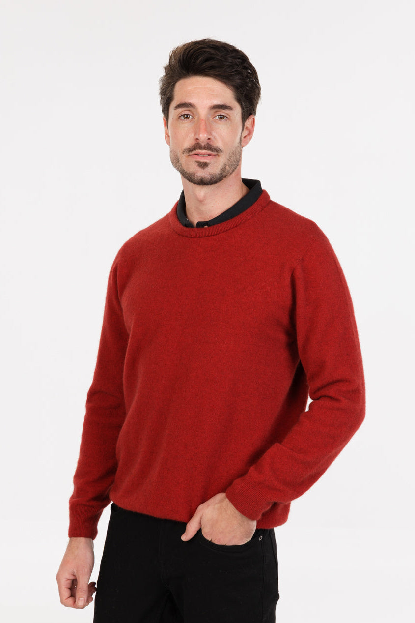 Crew Neck Possum Merino Sweater