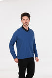 V Neck Possum Merino Sweater