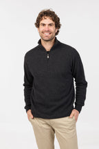 Half Zip Possum Merino Jumper