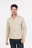 Half Zip Possum Merino Jumper