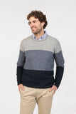 Possum Merino Mens Colourblock Sweater - Native World